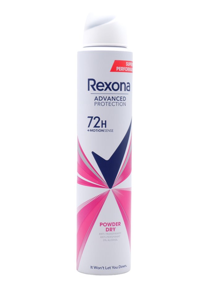 30812 - Rexona Spray Women Powder Dry - 200ml/(Case Of 12) - Box:  - Loc: K9