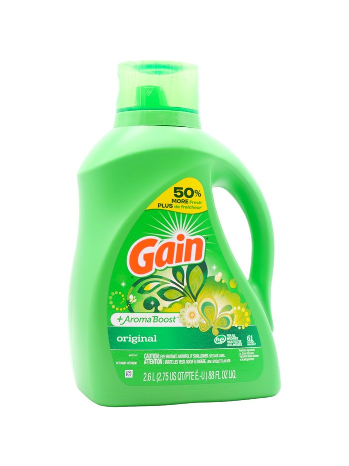 30825 - Gain Liquid Laundry Detergent, Original - 88 fl. oz. (Case of 4) - Box:  - Loc: C2