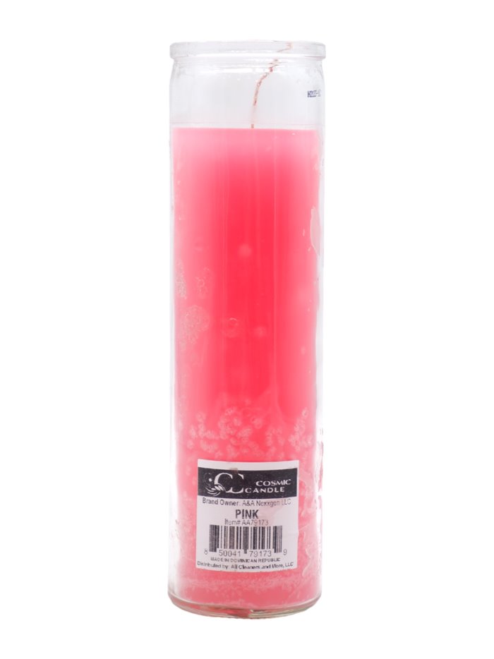 30833 - Cosmic Candle 7 Days Pink - (Case of 12) - Box:  - Loc: A9
