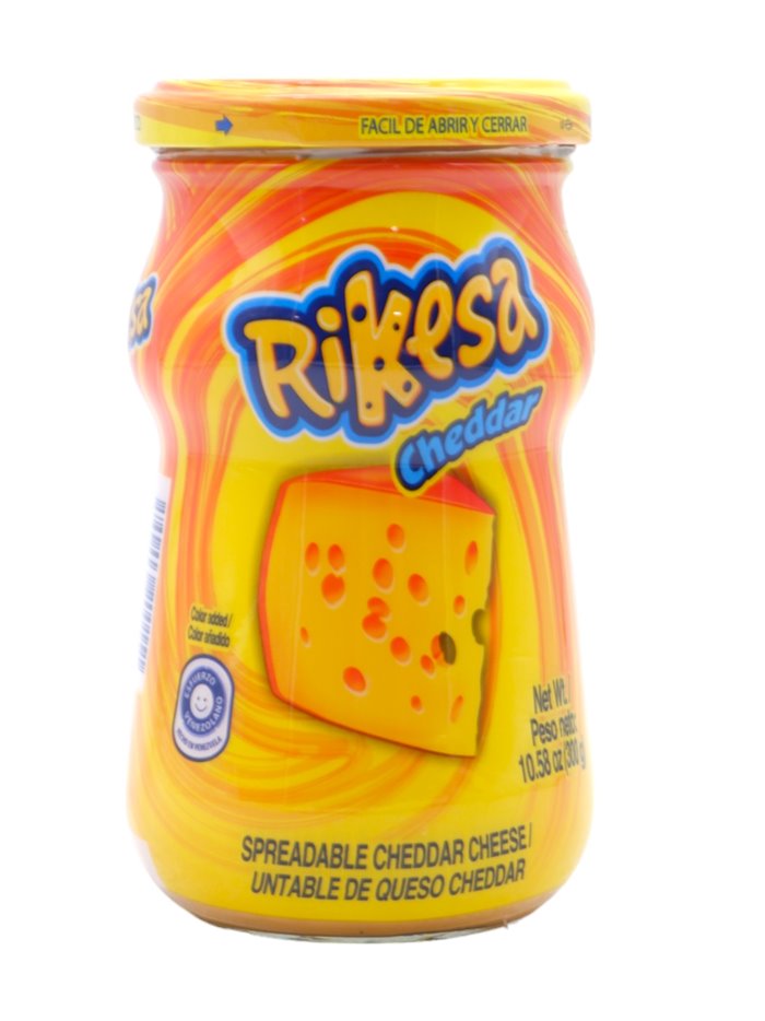 30867 - Rikesa Cheddar Cheese Spread - 10.58oz. (Case of 12) - Box:  - Loc: E8