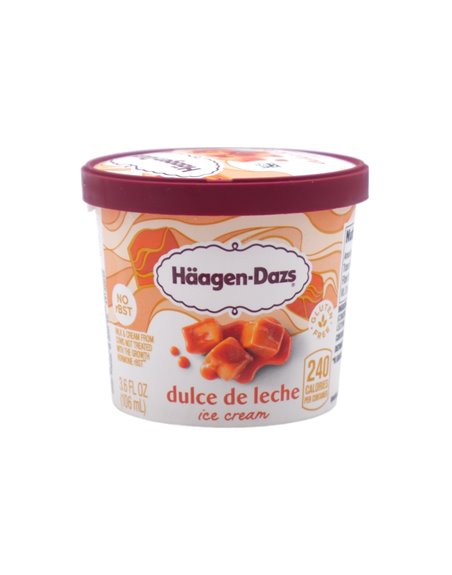 30870 - Haagen Dazs Ice Cream Dulce De Leche Mini Cups, 3.6oz 12 Count - Box:  - Loc: 