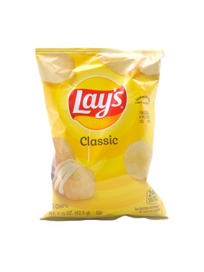 30874 - Lays Classic Potato Chips - 1.5 oz. (Case Of 64) - Box:  - Loc: P3
