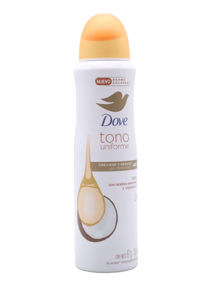 30881 - Dove Deodorant Spray, Coco Con Aceite Esenciales - 150ml (Case Of 12) - Box:  - Loc: 31M