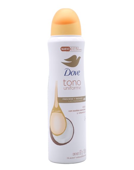 30881 - Dove Deodorant Spray, Coco Con Aceite Esenciales - 150ml (Case Of 12) - Box:  - Loc: 31M