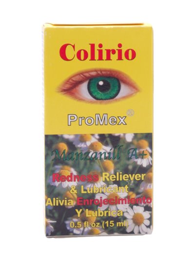 30883 - Colirio Promex Manzanilla A+ Redness Reliever - 0.5 fl. oz. (15 ml) - Box:  - Loc: K1