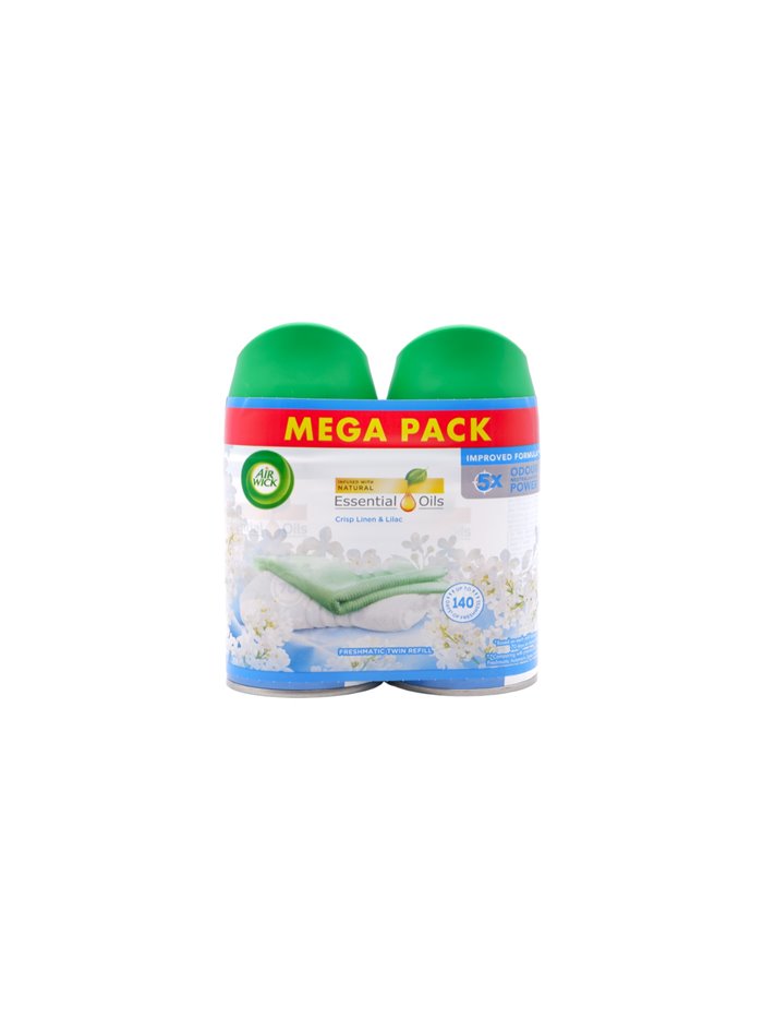 30887 - Air Wick Refill Machine Can, Crisp Linen & Lilac - 250ml (Case of 6) - Box:  - Loc: I6