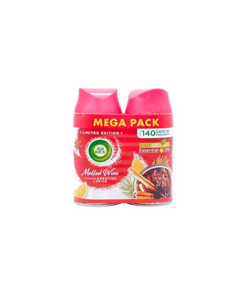 30889 - Air Wick Refill Machine Can, Mulled Wine - 250ml (Case of 6) - Box:  - Loc: I6