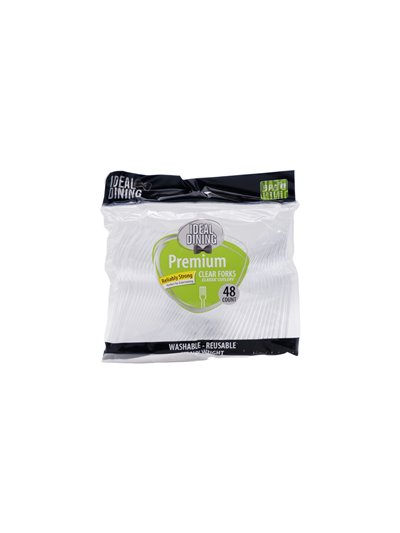30911 - Ideal Kitchen Clear Fork - 48 Pcs (Case of 48) - Box:  - Loc: A10