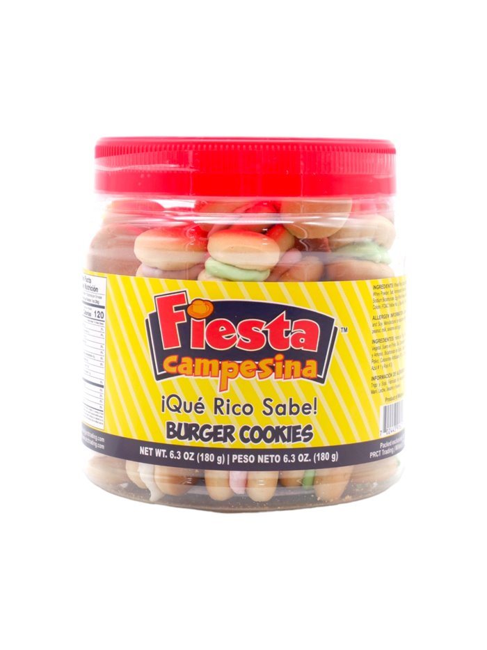 30954 - Fiesta Campesina Burger Cookies - 6.3 oz. (Pack Of 24) - Box:  - Loc: D0