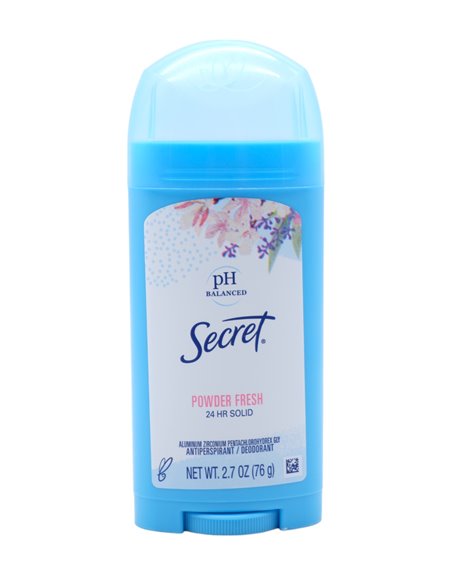 30956 - Secret Deodorant, Powder Fresh - 2.7 oz. (Case Of 12) - Box:  - Loc: K8
