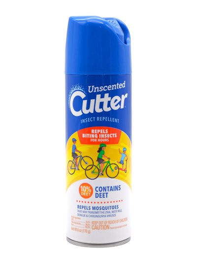 30985 - Cutter Insect Repellent, Unscented (10% Deet) - 6 oz. (Case Of 12) - Box:  - Loc: 31M