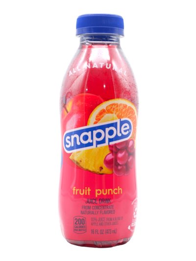 31014 - Snapple Fruit Punch Juice Drink - 16 fl. oz. (24 Pack) - Box:  - Loc: E11