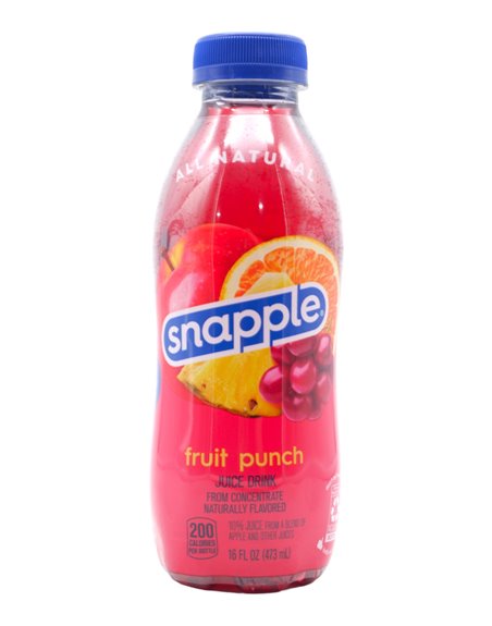 31014 - Snapple Fruit Punch Juice Drink - 16 fl. oz. (24 Pack) - Box:  - Loc: E11
