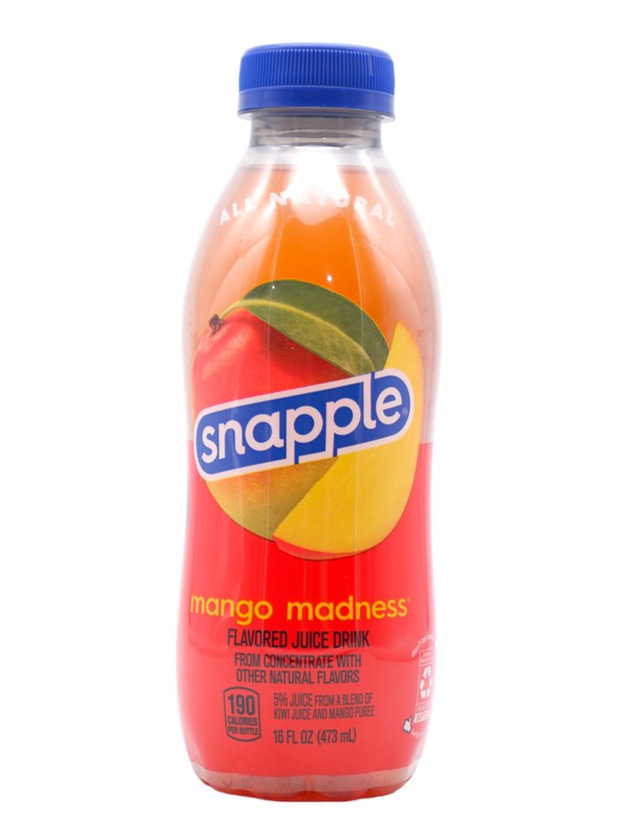 31016 - Snapple Mango Madness Juice Drink - 16 fl. oz. (24 Pack) - Box:  - Loc: E11