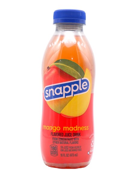 31016 - Snapple Mango Madness Juice Drink - 16 fl. oz. (24 Pack) - Box:  - Loc: E11