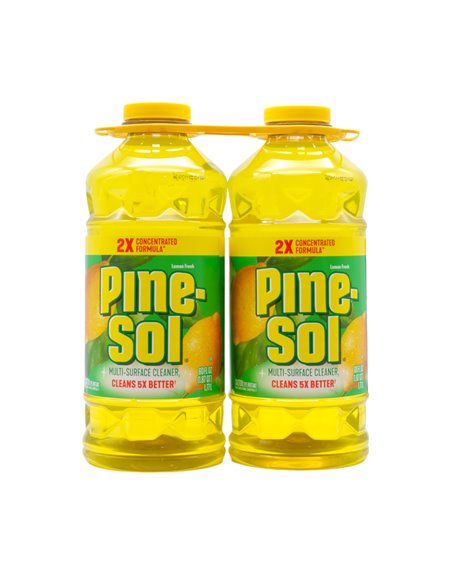 31019 - Pine-Sol Multi-Surface Cleaner, Lemon Fresh - 60 fl. oz. (Case of 6) - Box:  - Loc: B1