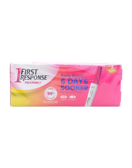 31022 - 1First Response Pregnancy Test. 2ct. (Case Of 12) - Box:  - Loc: K10