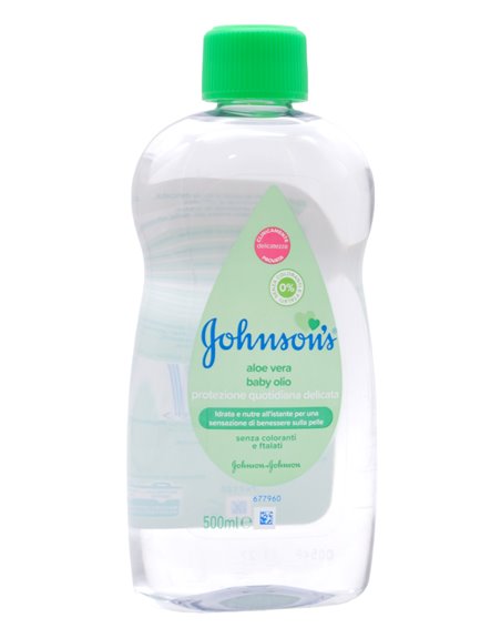 31027 - Johnson's Baby Oil, Aloe Vera - 300ml. (Case of 12) - Box:  - Loc: J1