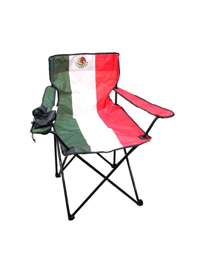 31060 - All For You, Folding Camping Chair Mexican's Flag - 56*56 95cm - Box:  - Loc: 