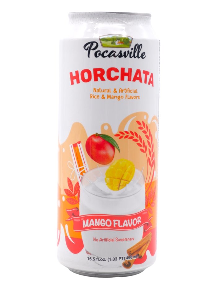 31072 - Pocasville Horchata Mango Drink, - 16.5oz (Case of 12) - Box:  - Loc: F9