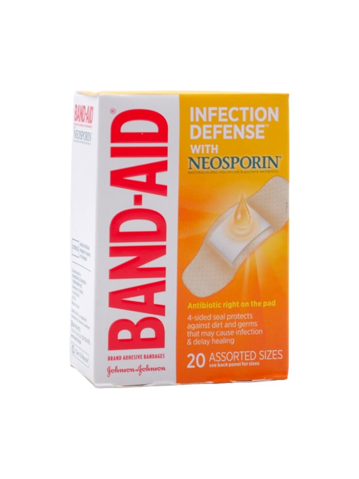 31117 - Band-Aid Infection Defense W/Nesporin - 20ct - Box:  - Loc: K12