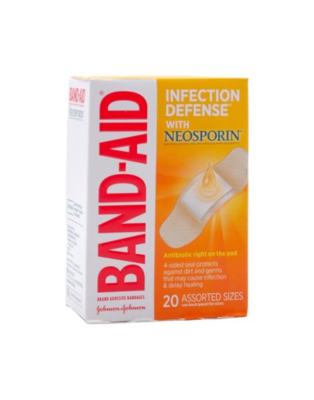 31117 - Band-Aid Infection Defense W/Nesporin - 20ct - Box:  - Loc: K12