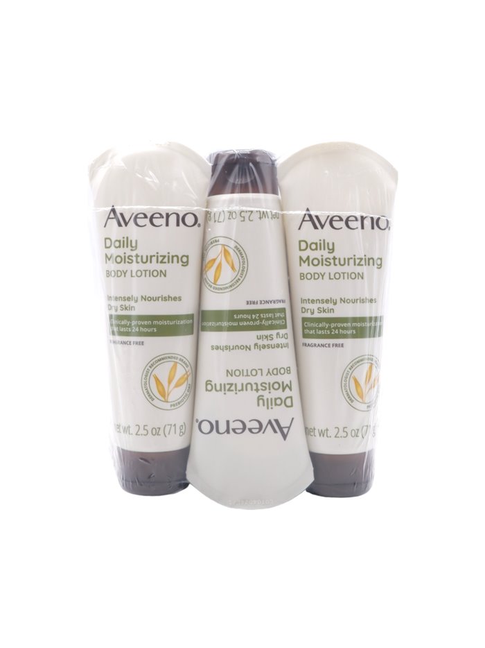 31120 - Aveeno Nourishes Dry Skin Lotion. 2.5oz - (Case of 12) - Box:  - Loc: L1