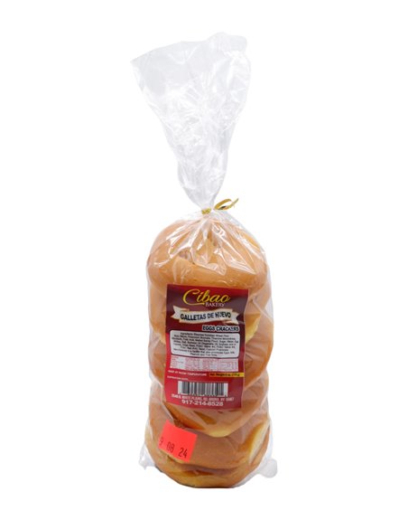 31135 - Cibao Bakery Galletas De Huevo (Eggs Crackers) - 6oz. (Case of 12) - Box:  - Loc: Q2