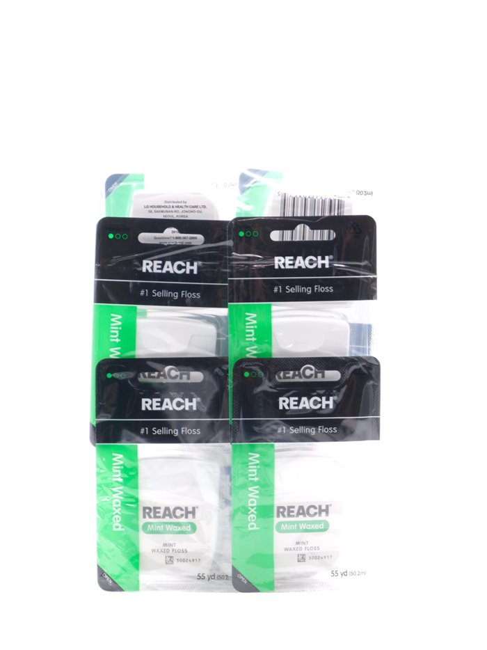 31163 - Reach Waxed Mint Dental Floss - (Pack of 6) - Box:  - Loc: K7