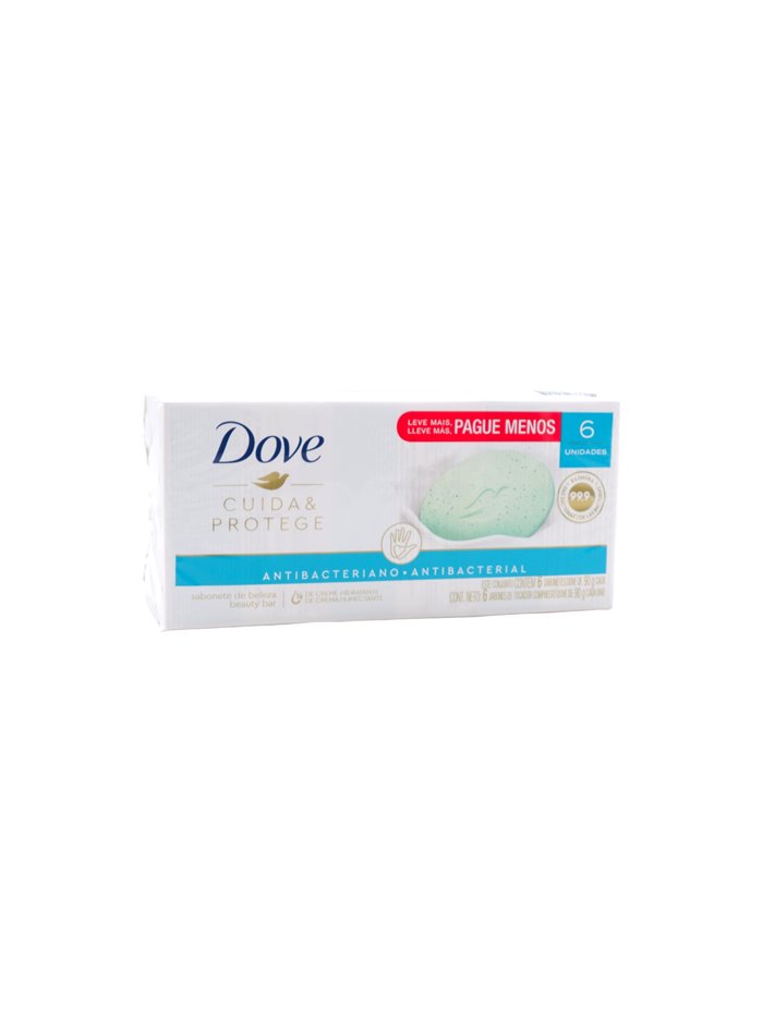 31177 - Dove Soap Bar, Cuida & Proteje Pkg Of 6 - 90g - Box:  - Loc: K6