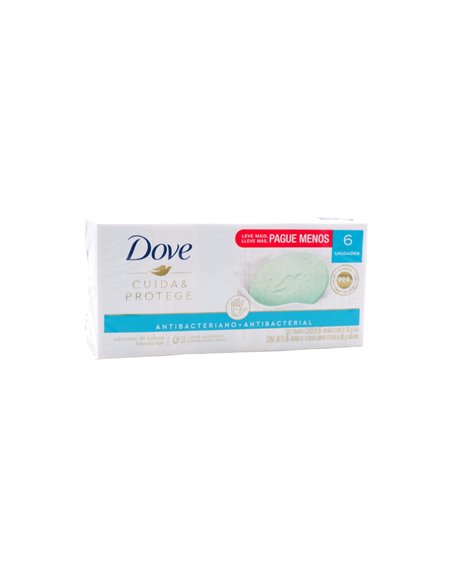 31177 - Dove Soap Bar, Cuida & Proteje Pkg Of 6 - 90g - Box:  - Loc: K6