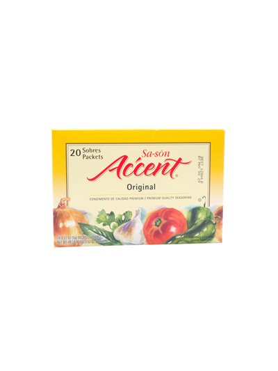 31187 - Accent Sa-són Original  3.5oz - 20ct (Case Of 18) - Box:  - Loc: 