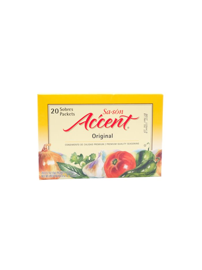 31187 - Accent Sa-són Original  3.5oz - 20ct (Case Of 18) - Box:  - Loc: 