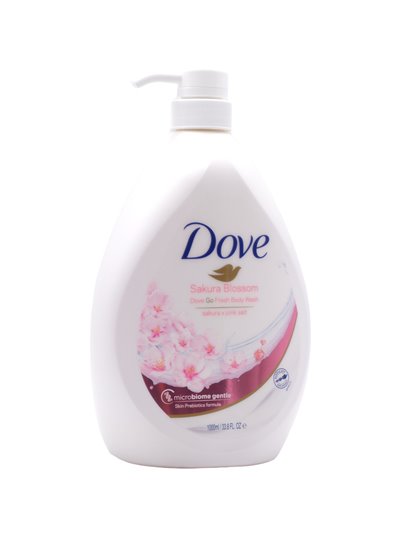 31192 - Dove Body Wash, Sakura Blossom & Pink w/ Pump - 33.8oz. (Case of 12) - Box:  - Loc: 