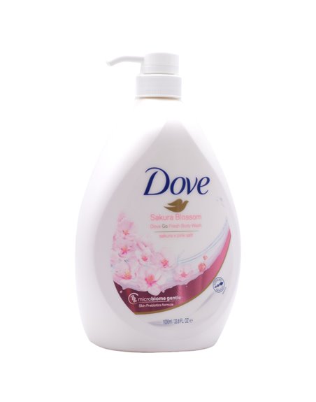 31192 - Dove Body Wash, Sakura Blossom & Pink w/ Pump - 33.8oz. (Case of 12) - Box:  - Loc: 