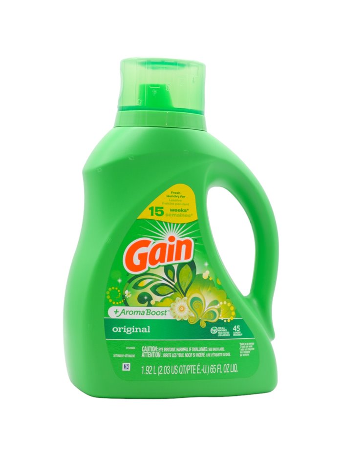 31198 - Gain Liquid Laundry Detergent, Original, 65fl.oz. (Case of 4) (55863) - Box:  - Loc: C2