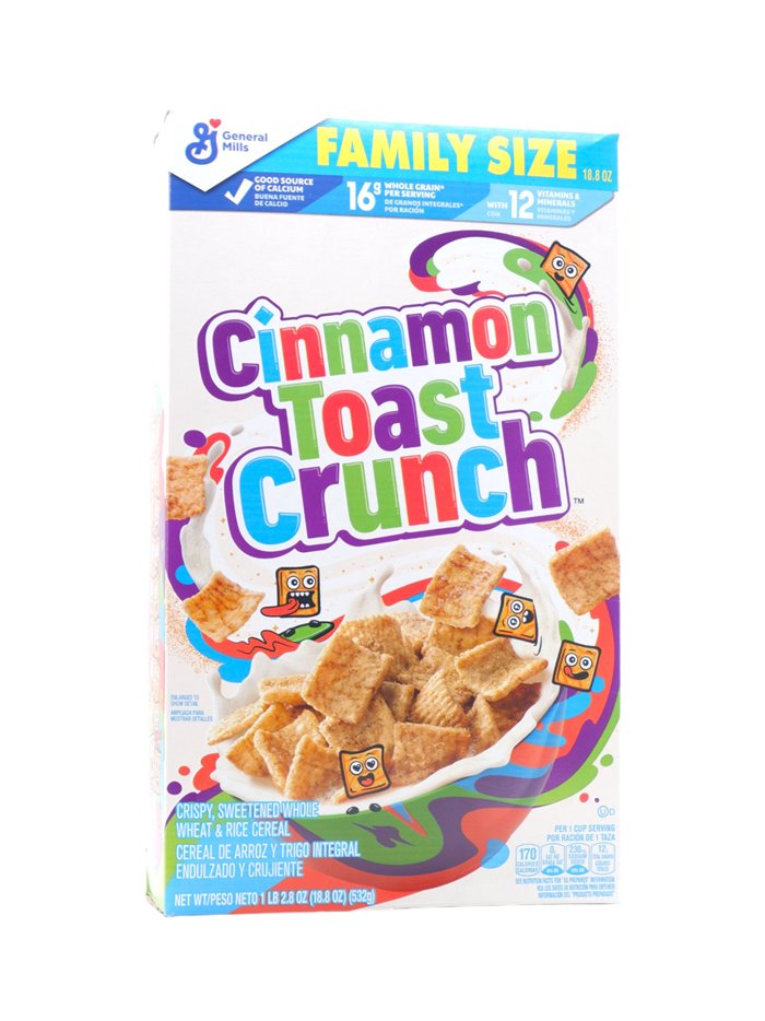 31199 - General Mills. Cinnamon Toast Crunch - 1Lb. (Case of 14) - Box:  - Loc: R3