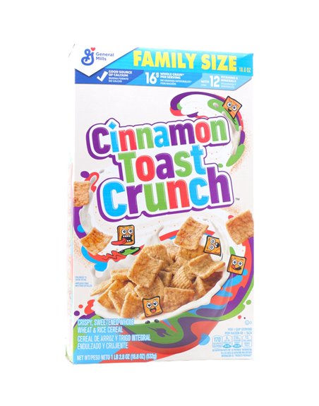 31199 - General Mills. Cinnamon Toast Crunch - 1Lb. (Case of 14) - Box:  - Loc: R3