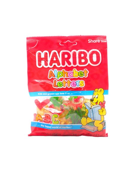 31205 - Haribo. Alphabet Letters (Gummi Candy) - 5oz/12ct - Box:  - Loc: L4