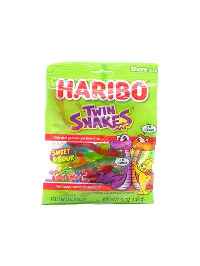 31213 - Haribo. Twin Snakes (Gummi Candy) - 5oz/12ct - Box:  - Loc: L4
