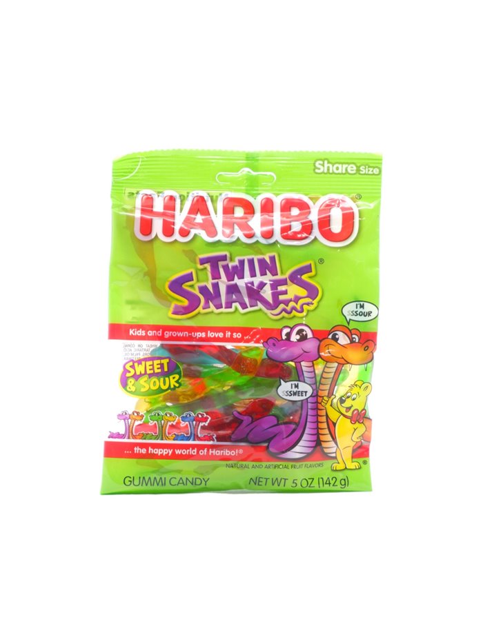 31213 - Haribo. Twin Snakes (Gummi Candy) - 5oz/12ct - Box:  - Loc: L4