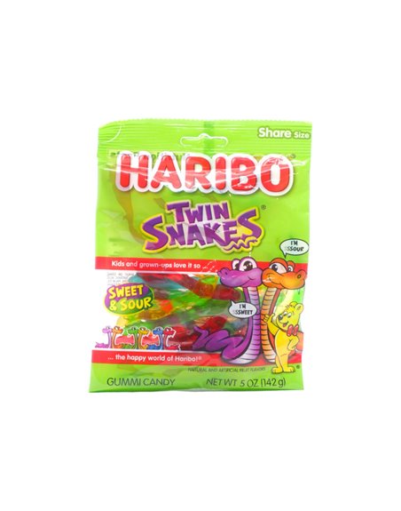 31213 - Haribo. Twin Snakes (Gummi Candy) - 5oz/12ct - Box:  - Loc: L4
