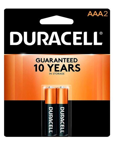 5923 - Duracell Batteries Coppertop, AAA-2 - 18 Pack/2ct - Box:  - Loc: J2