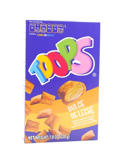 31231 - Toops Dulce De Leche. 12/7.8oz. (Case Of 12) - Box:  - Loc: G1
