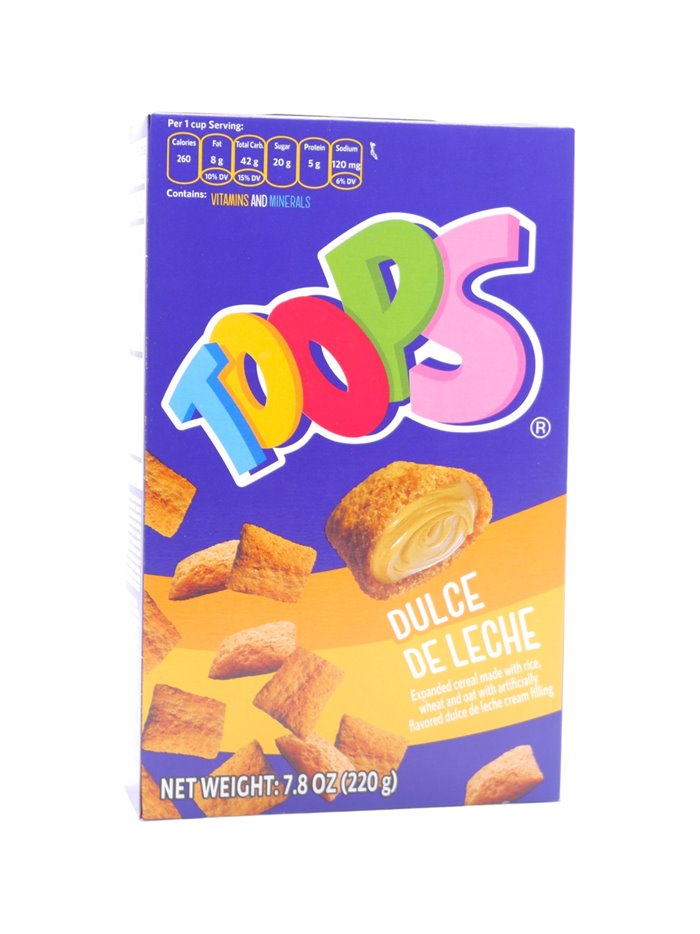 31231 - Toops Dulce De Leche. 12/7.8oz. (Case Of 12) - Box:  - Loc: G1