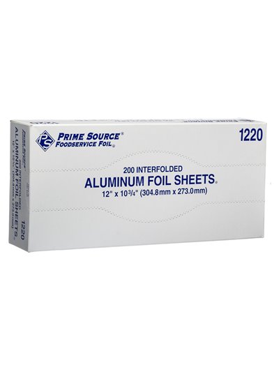 5995 - Aluminum Foil Sheets 12" x 10.75" - 200 Sheets - Box:  - Loc: Q4