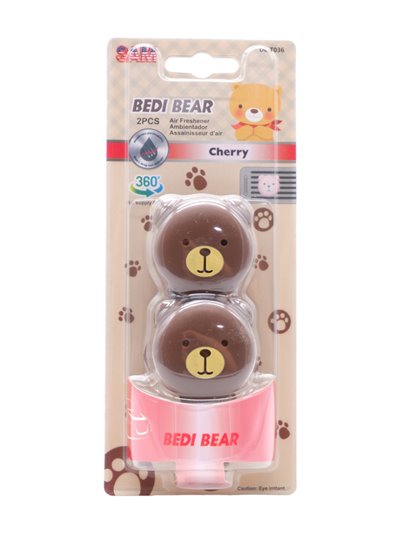 31265 - Sam Air Freshner. Pine. Bedi Bear - 12ct. DL-T036 - Box:  - Loc: A6