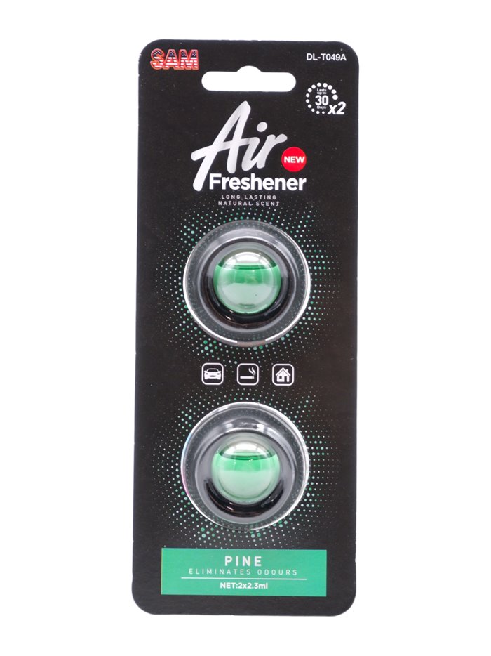 31268 - Sam Air Freshner. Pine.  - 12ct. DL-T049A - Box:  - Loc: A6