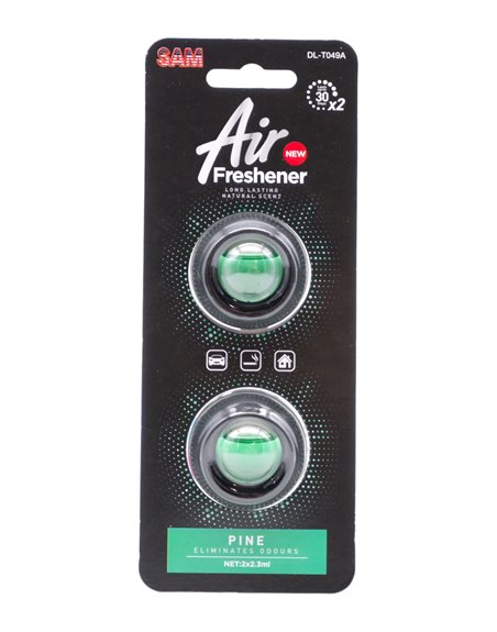 31268 - Sam Air Freshner. Pine.  - 12ct. DL-T049A - Box:  - Loc: A6