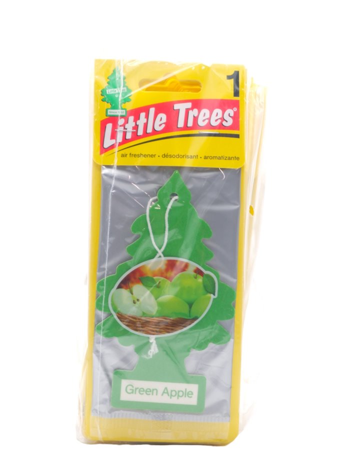 31283 - Car Freshner Little Trees Green Apple - 24 Pack. (Case Of 6) - Box:  - Loc: A6